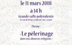 ANNONCE: Troisième journée interreligieuse à Épinay-sous-Sénart: «Le pèlerinage dans nos diverses religions», le 11 mars 2018