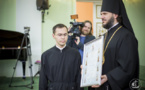 Notre séminariste Maxime Nikulin décoré meilleur élève du Séminaire orthodoxe de Saint-Pétersbourg