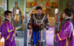 Mgr Nestor a présidé la célébration de la divine liturgie dans l'église en bois Notre-Dame de la Nativité