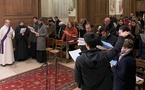 Veillée de prière pour l'unité des Chrétiens dans l'église Saint-Martin à Meudon