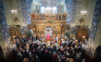 Les séminaristes ont participé à l'inauguration de l'église russe de Nice après les travaux