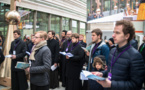 Le chœur du Séminaire a participé à la bénédiction du grand dôme et des croix de la nouvelle église orthodoxe à Paris