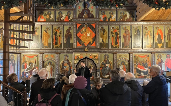 Laïcs et religieux assomptionnistes en visite au Séminaire